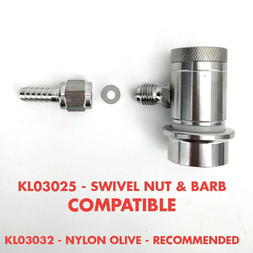 Machined Stainless Ball Lock Disconnect - MFL Thread (Grey/Gas) - Image 6