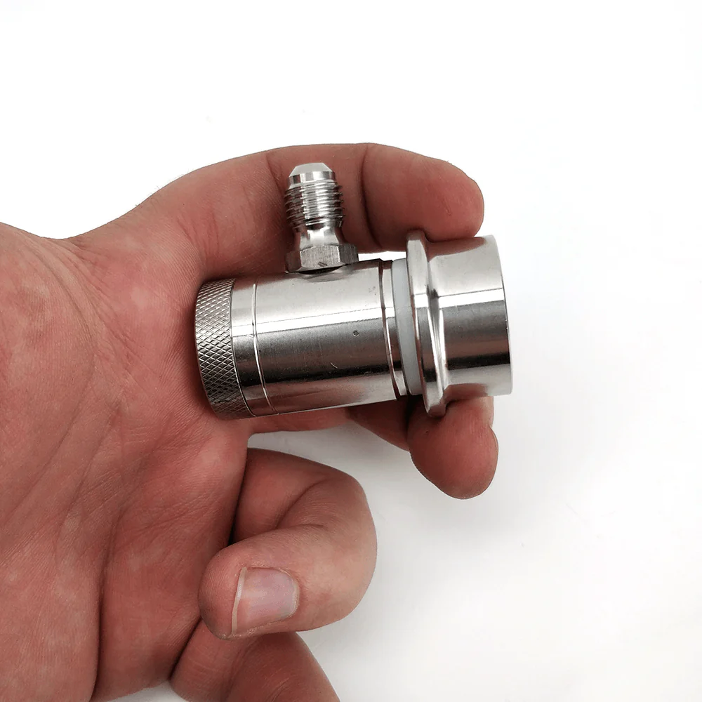 Machined Stainless Ball Lock Disconnect - MFL Thread (Grey/Gas) - Image 8
