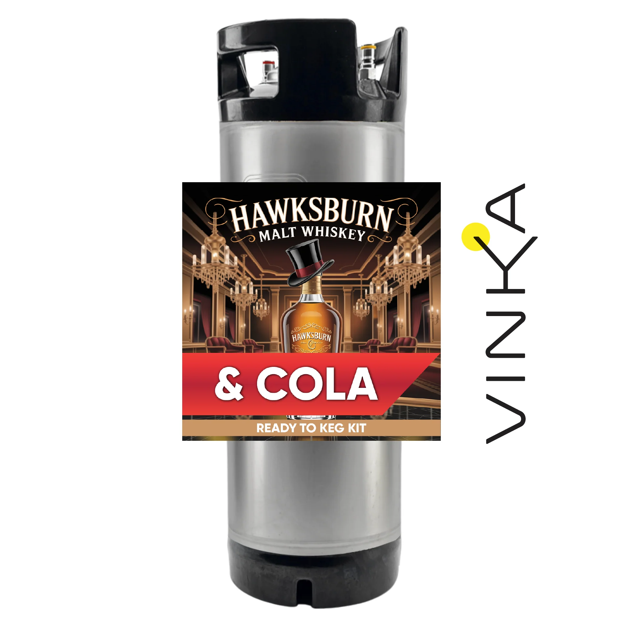 Hawksburn Malt Whiskey and Cola Ready to Keg Kit - Image 3