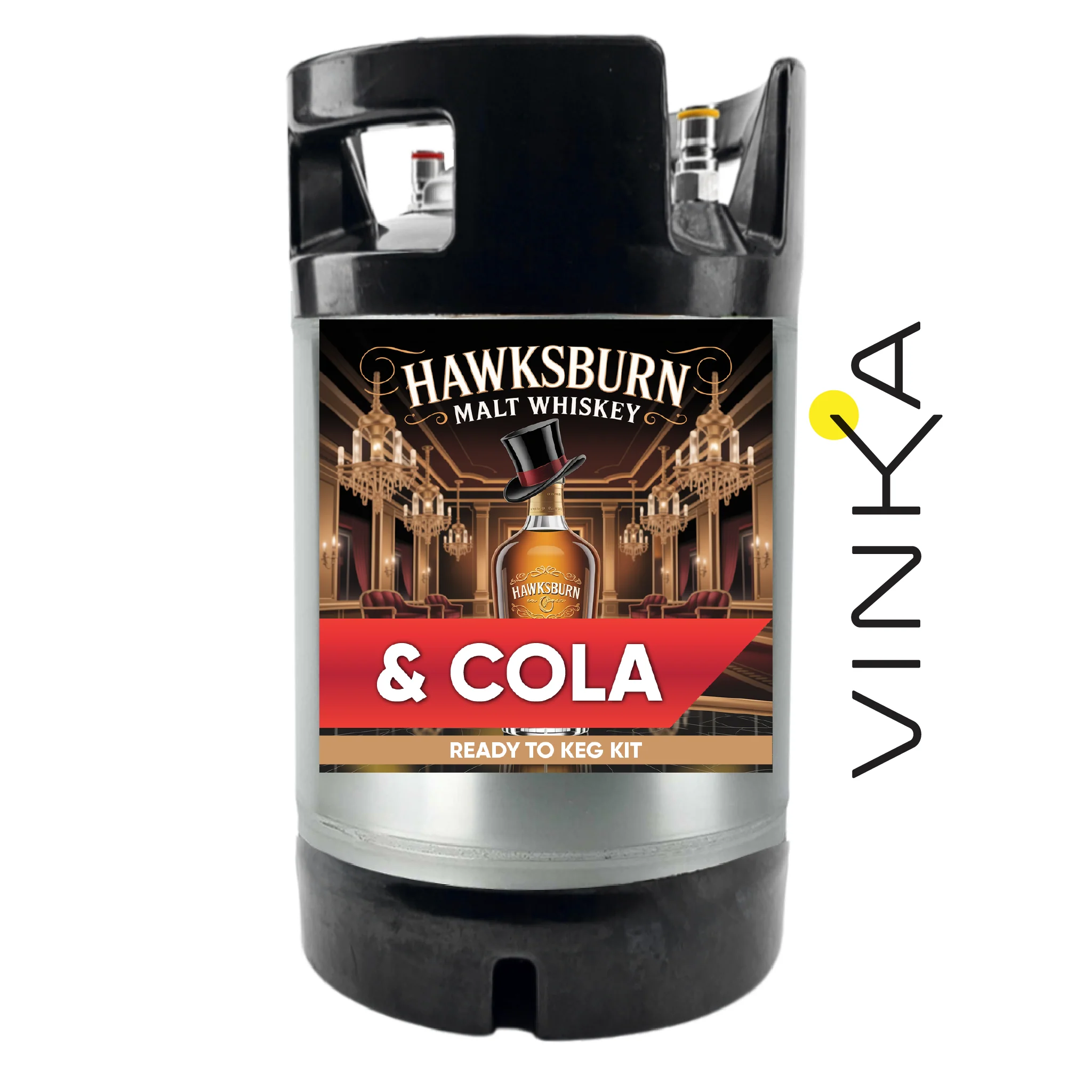 Hawksburn Malt Whiskey and Cola Ready to Keg Kit - Image 4