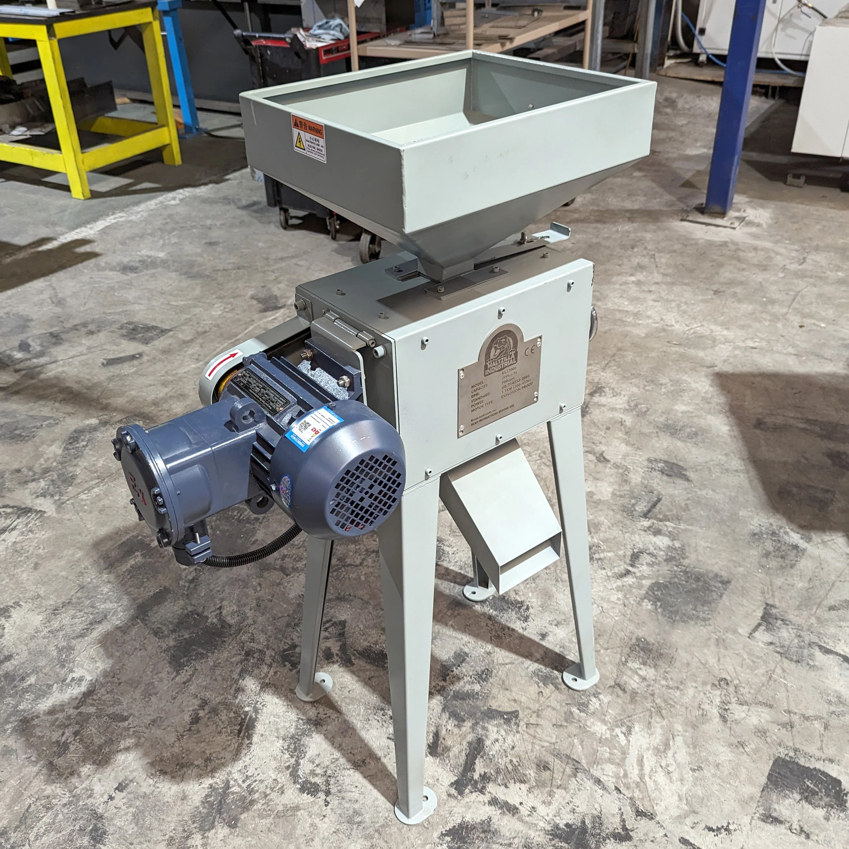 Maltzilla Industrial - Grain Mill - 1.1kw (300kg/hr) - Three Phase - Image 9