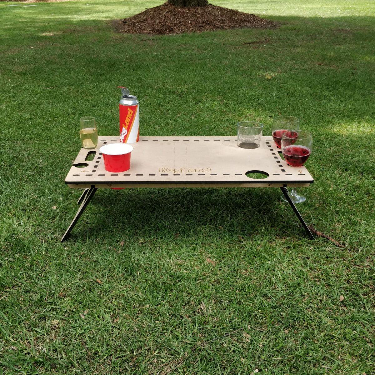 LaserCut - Mini Folding/Foldable Summer Picnic Table - MDF 60cm x 40cm - Image 5