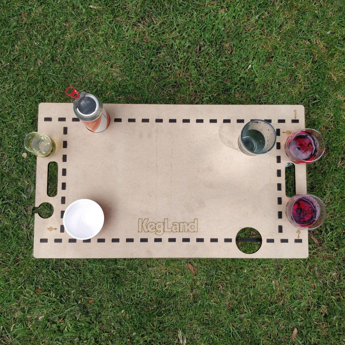 LaserCut - Mini Folding/Foldable Summer Picnic Table - MDF 60cm x 40cm - Image 8