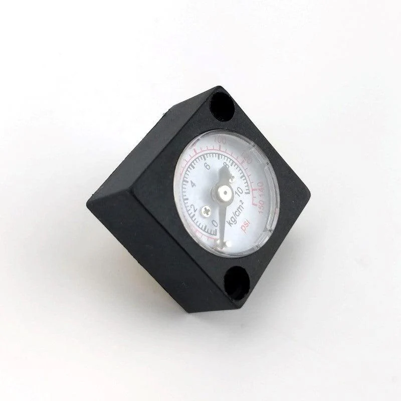 Mini gauge 27mm x 27mm x 8mm Radial Stem - 0-15psi - Image 7