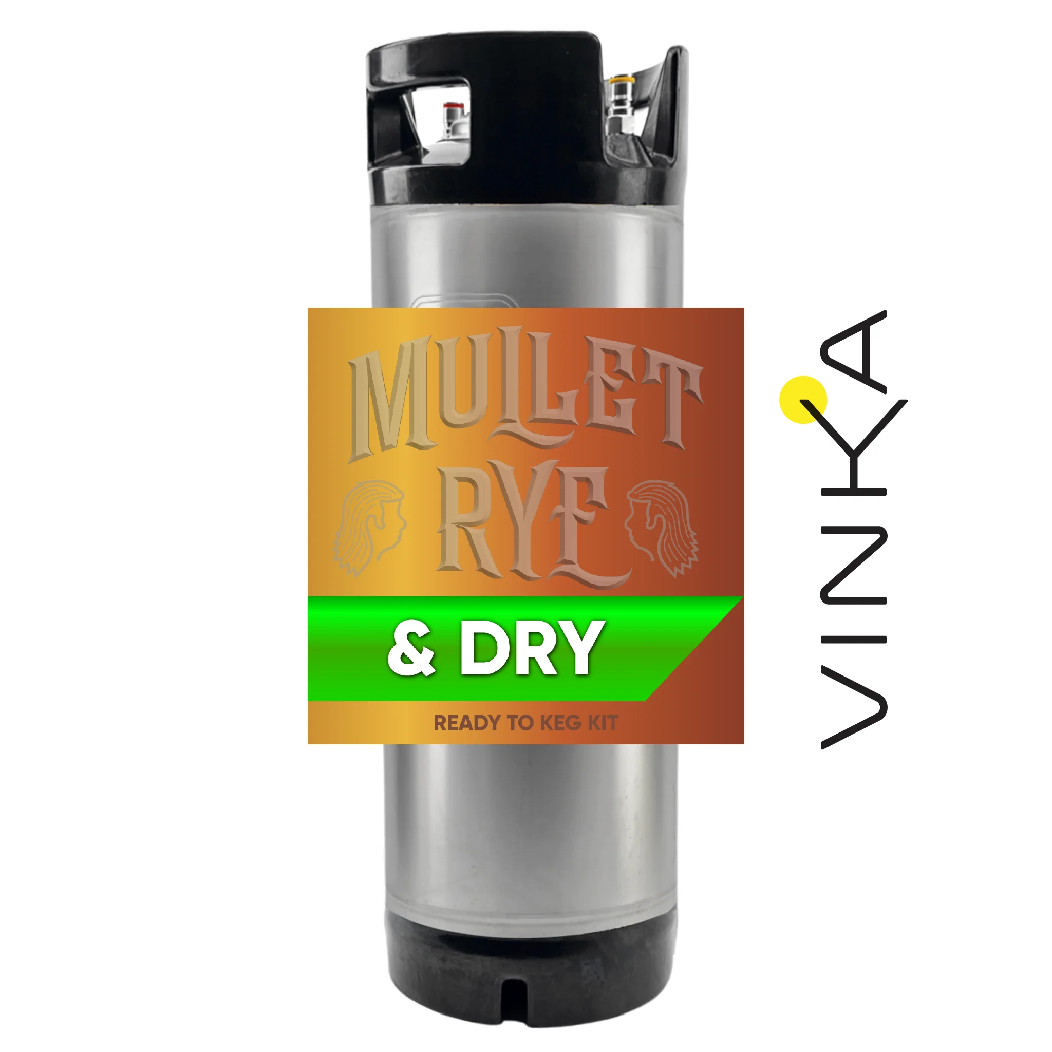Mullet Rye and Dry (Rye Whiskey) - Ready to Keg Kit - Image 3