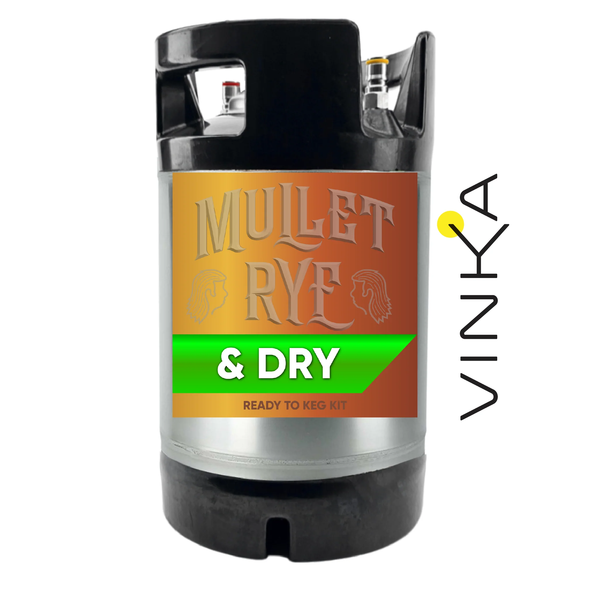 Mullet Rye and Dry (Rye Whiskey) - Ready to Keg Kit - Image 4