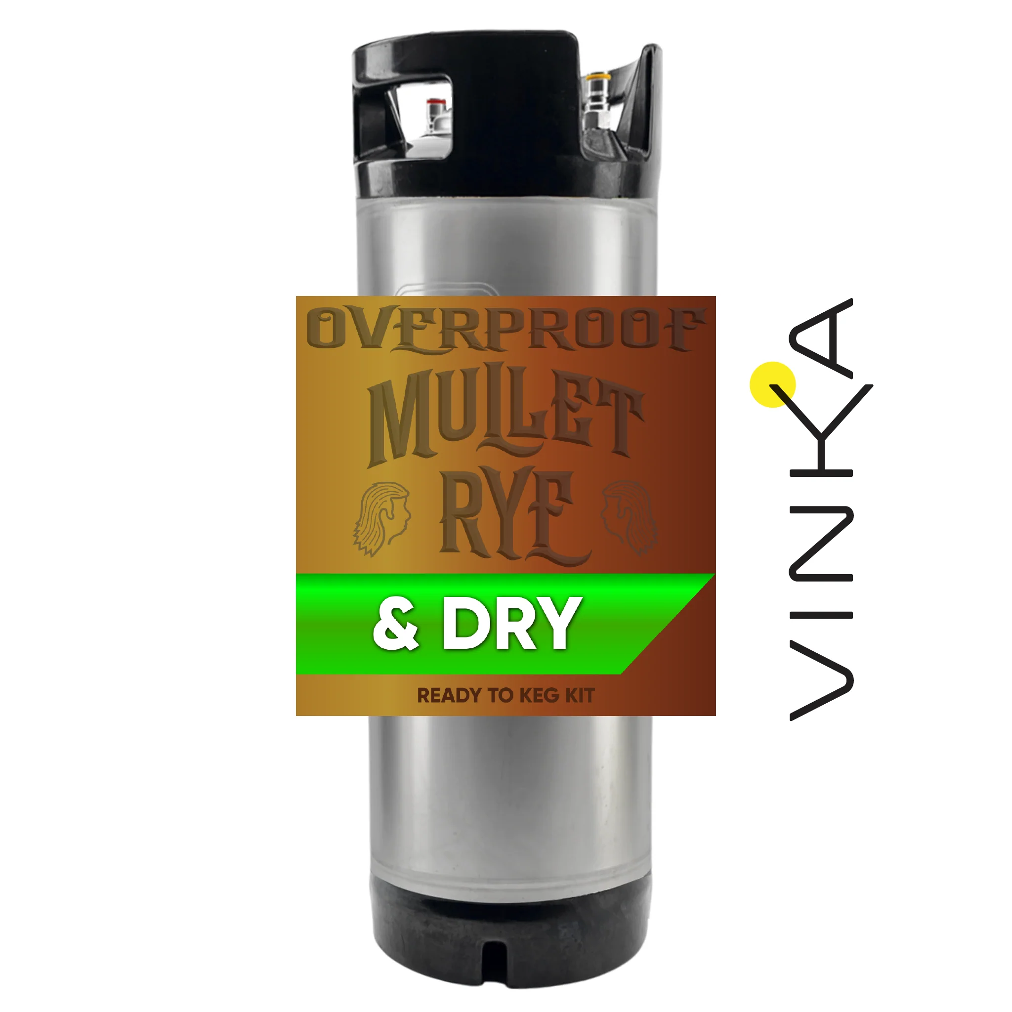 Mullet Rye and Dry (Rye Whiskey) - Ready to Keg Kit - Image 5