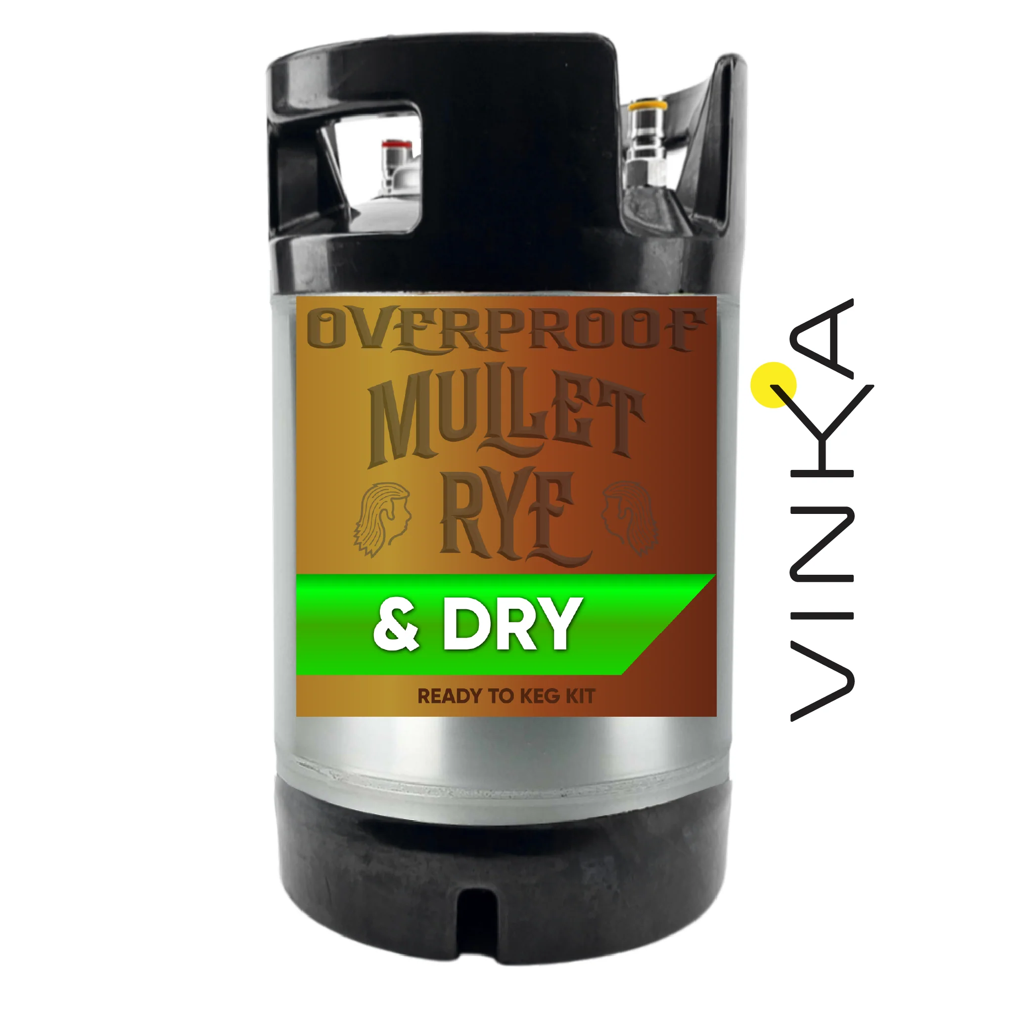 Mullet Rye and Dry (Rye Whiskey) - Ready to Keg Kit - Image 6