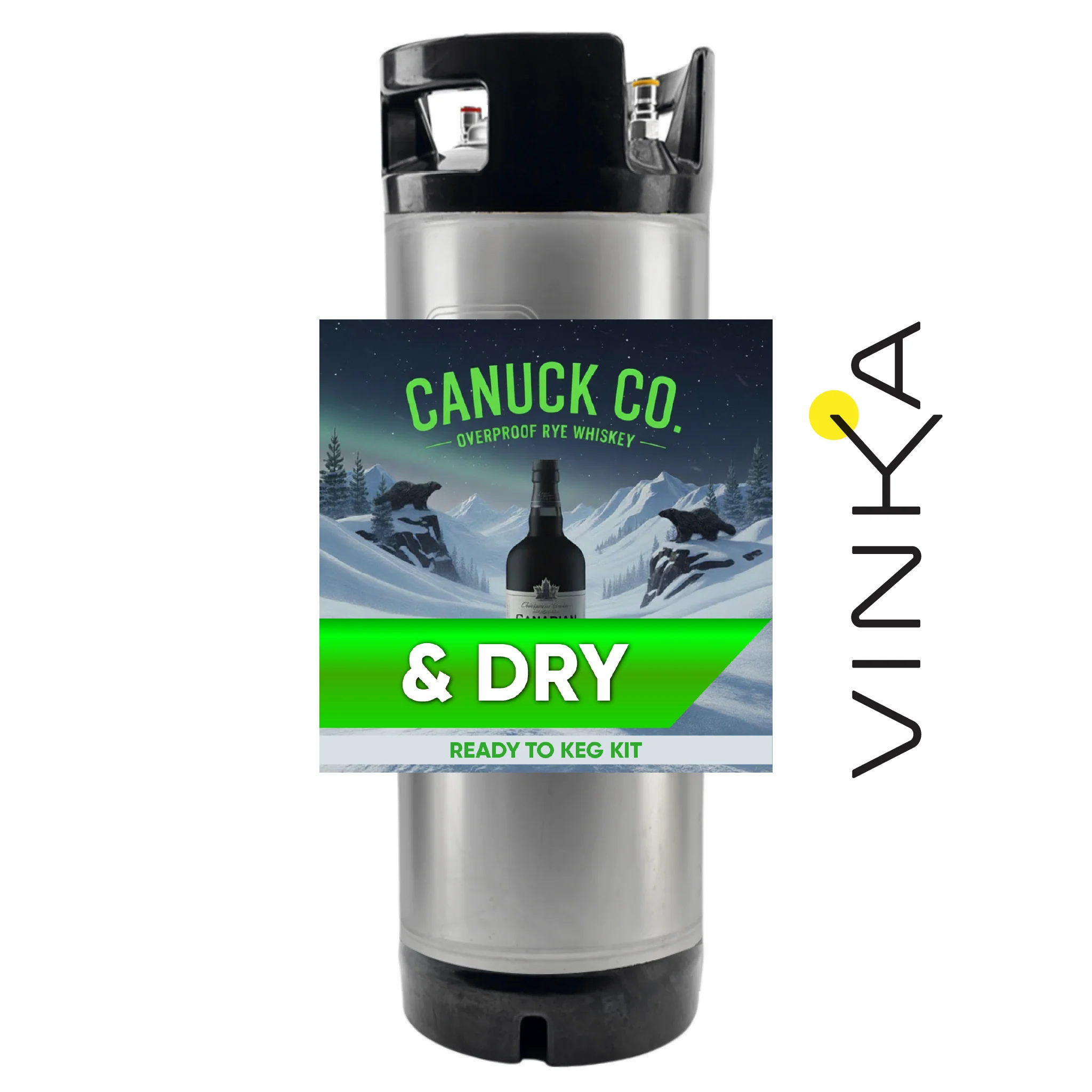 NEW G2 - Canuck Co. & Dry Ginger Ale (Rye Whiskey) - Ready to Keg Kit - Image 5