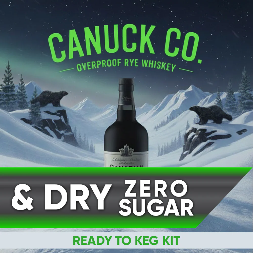 NEW G2 - Canuck Co. & Dry Ginger Ale (Rye Whiskey) - Zero Sugar - Ready to Keg Kit - Image 2
