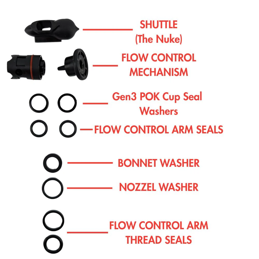 NukaTap - Flow Control Gen3 Seal Kit (Suits NukaTap FC G2) - Image 2