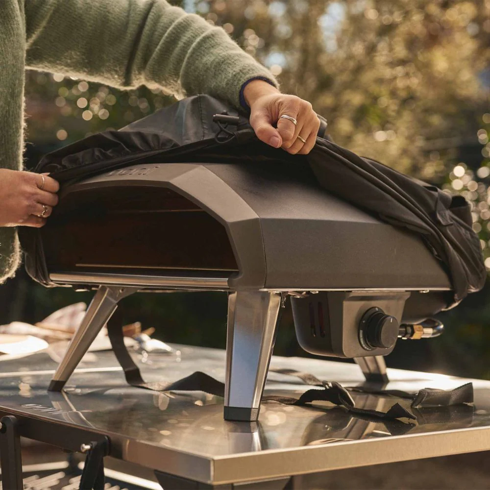 Black Waterproof Carry Cover for Ooni Koda 2 - 14' Oven - Image 2