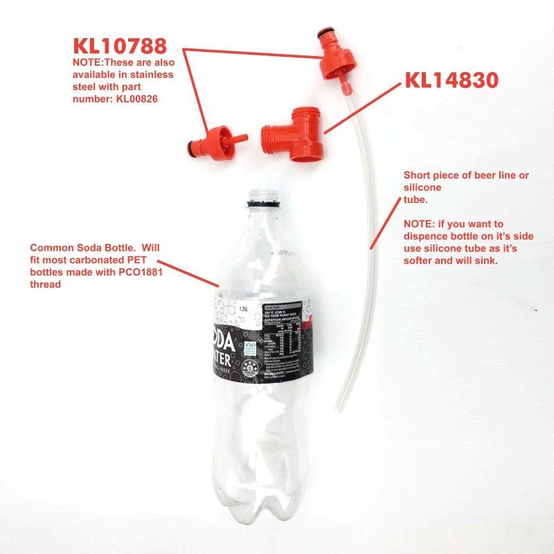 PCO1881 Carbonation Cap Tee Adapter (Female x Male x Male) - Image 12