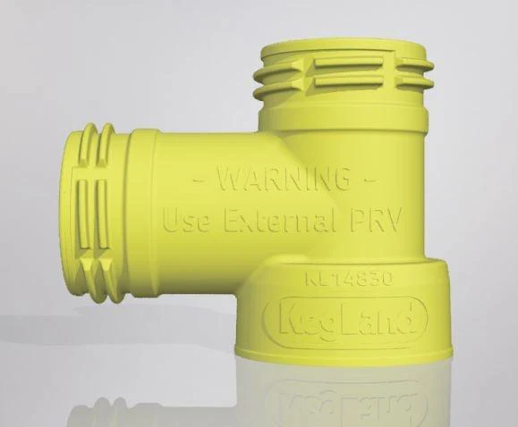 PCO1881 Carbonation Cap Tee Adapter (Female x Male x Male) - Image 7