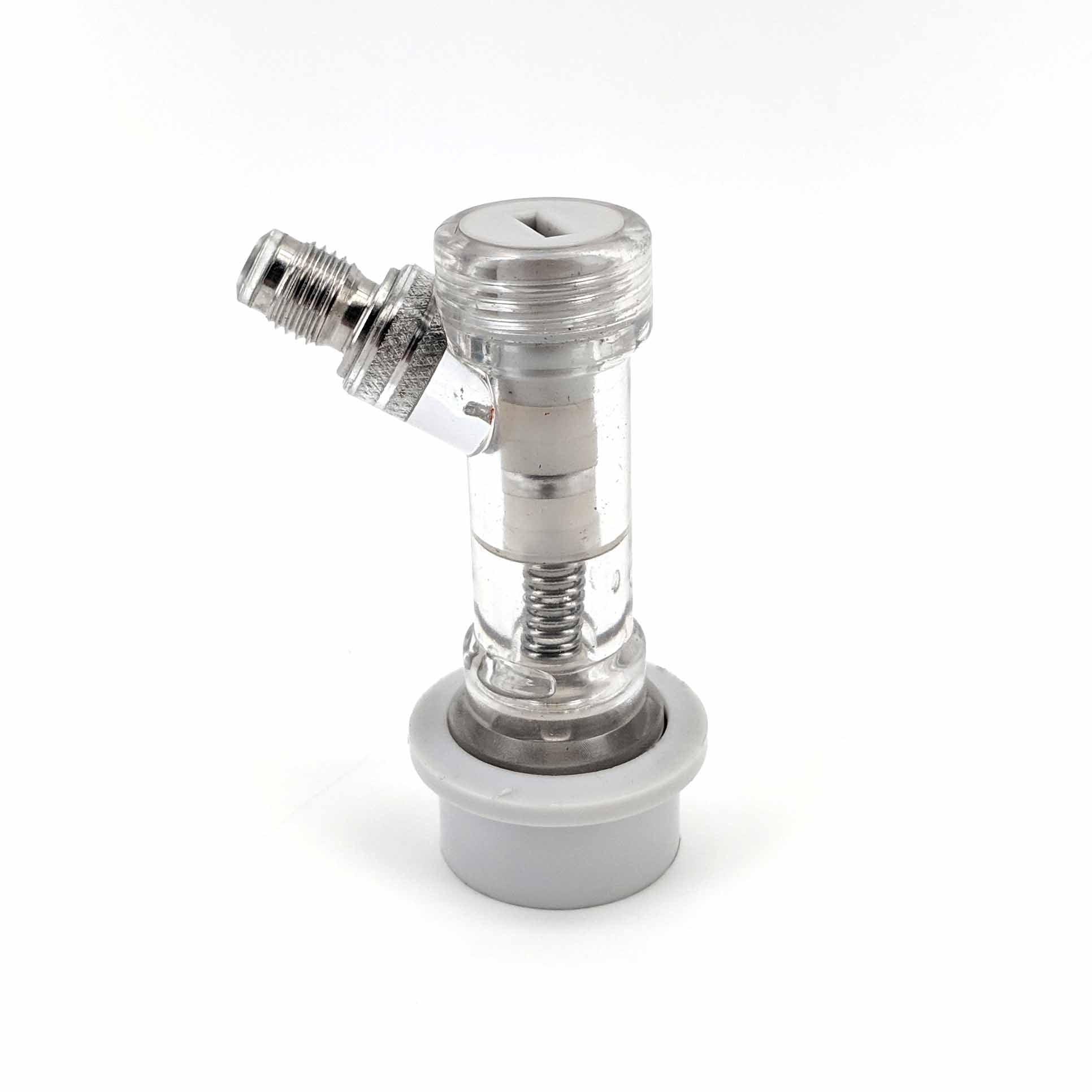 Premium Ball Lock Disconnect MFL (Clear/Grey/Gas) - With Integrated Check Valve - Image 2