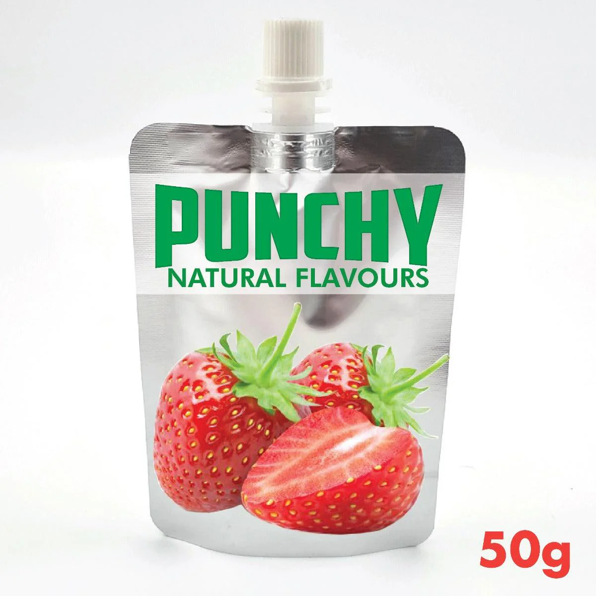 PUNCHY - Strawberry Flavour Natural - 100ml - Image 2