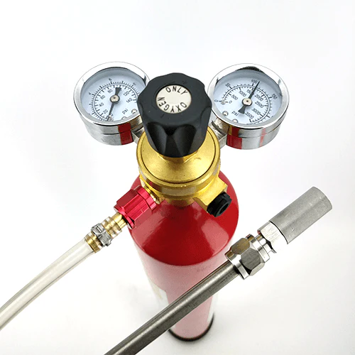 Pure Oxygenation Wand Kit - High Capacity Oxygen (O2) - Disposable Cylinder with Regulator - Image 3