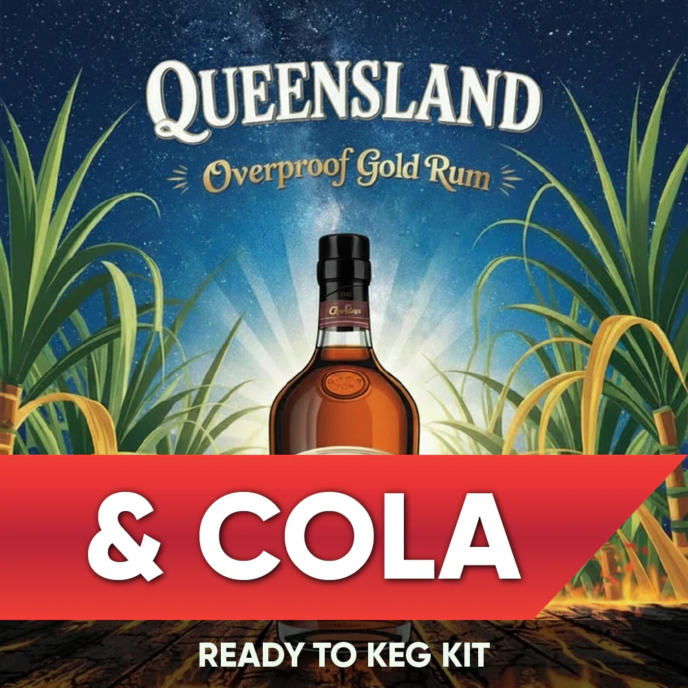 Queensland Gold Rum and Cola Ready to Keg Kit - Image 2