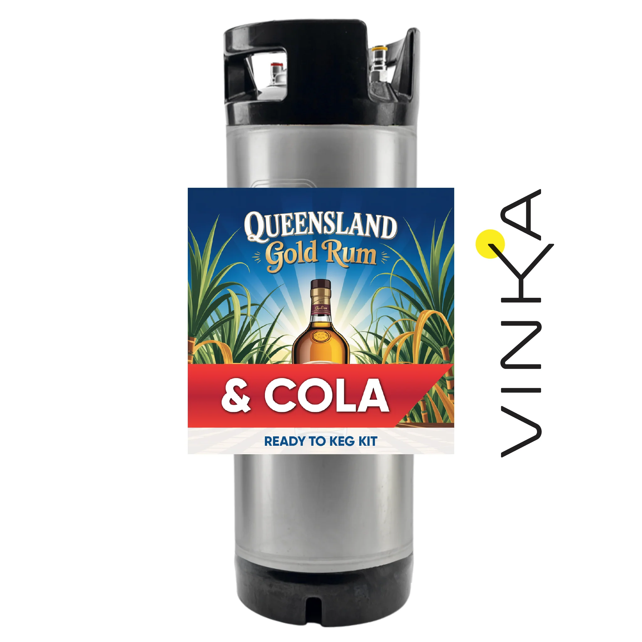 Queensland Gold Rum and Cola Ready to Keg Kit - Image 3