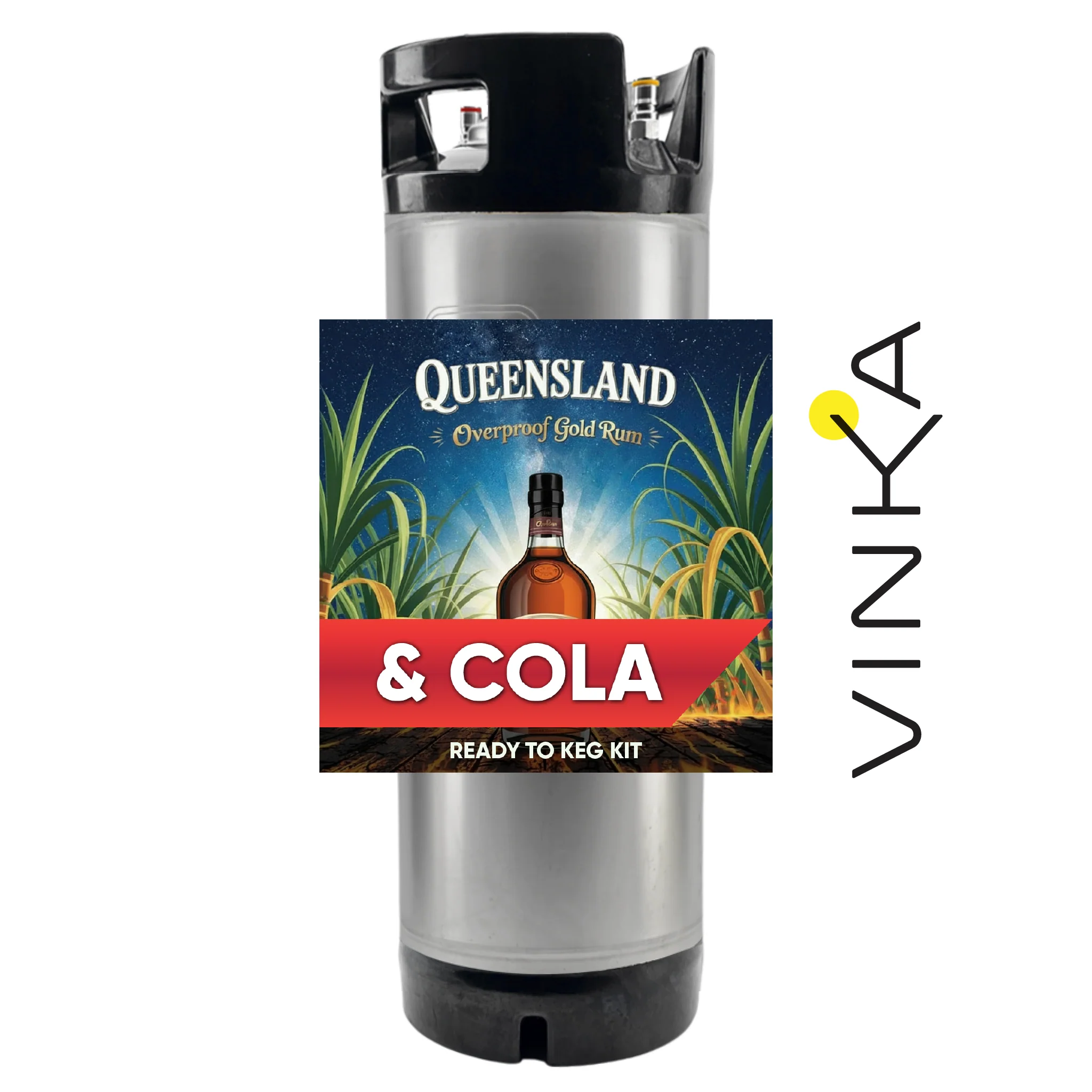 Queensland Gold Rum and Cola Ready to Keg Kit - Image 5
