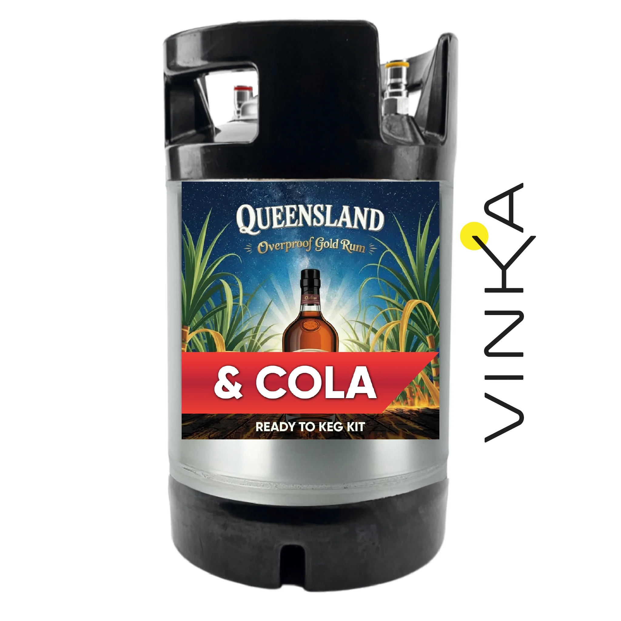 Queensland Gold Rum and Cola Ready to Keg Kit - Image 6