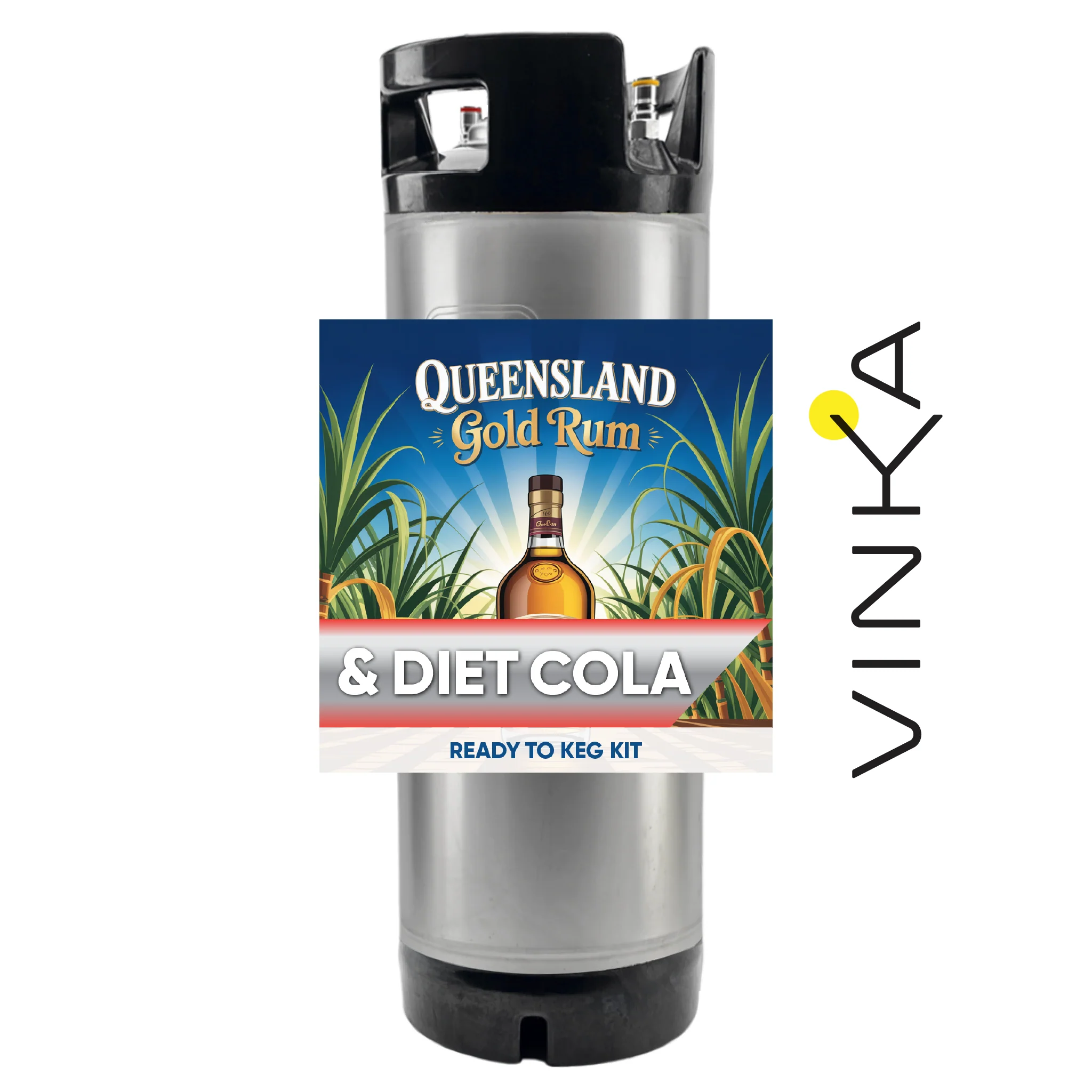 Queensland Gold Rum and Diet Cola - Ready to Keg Kit - Image 3