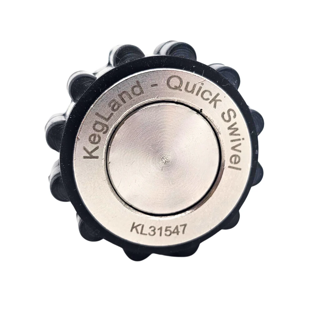 Quick Swivel Connector 1/2' x Stainless Steel End Cap (18mm) - Image 2