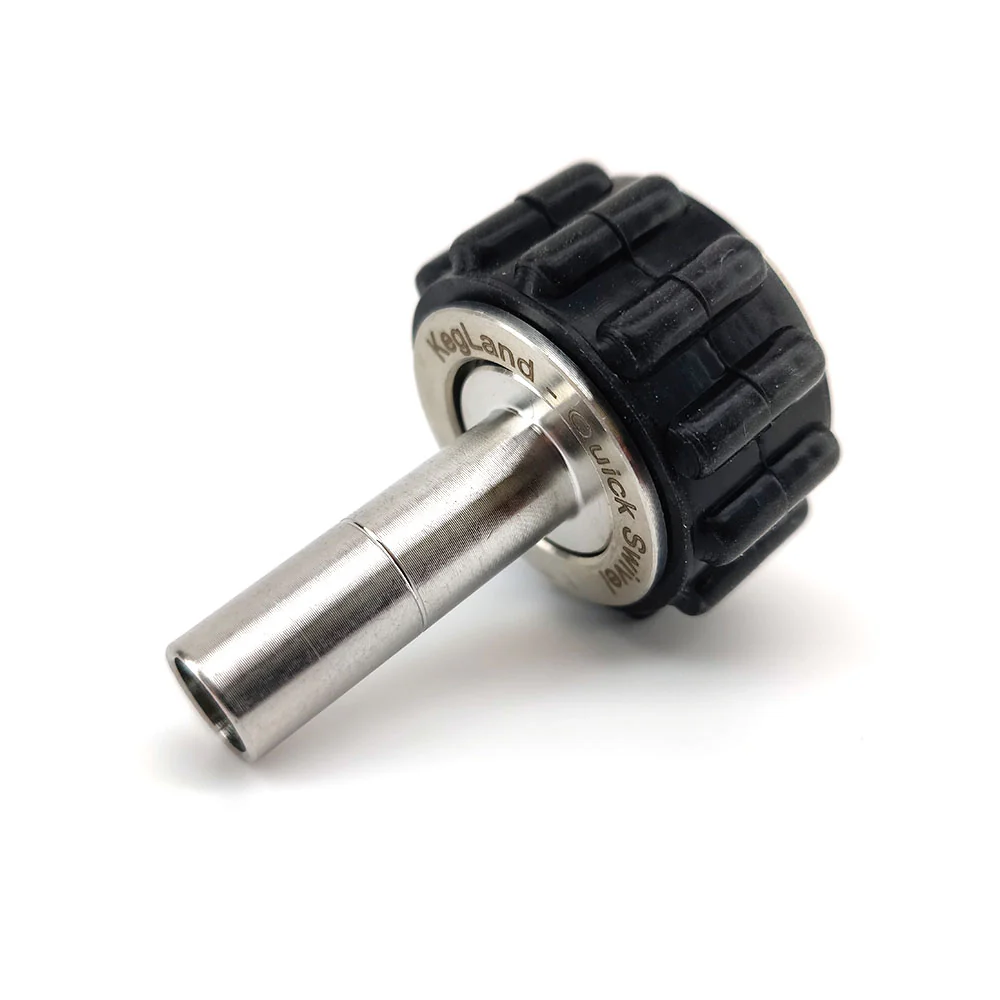 KegLand Quick Swivel Connector 1/2' - 9.5mm (3/8') Straight Barb (duotight compatible) + Nut + O-ring - Image 3