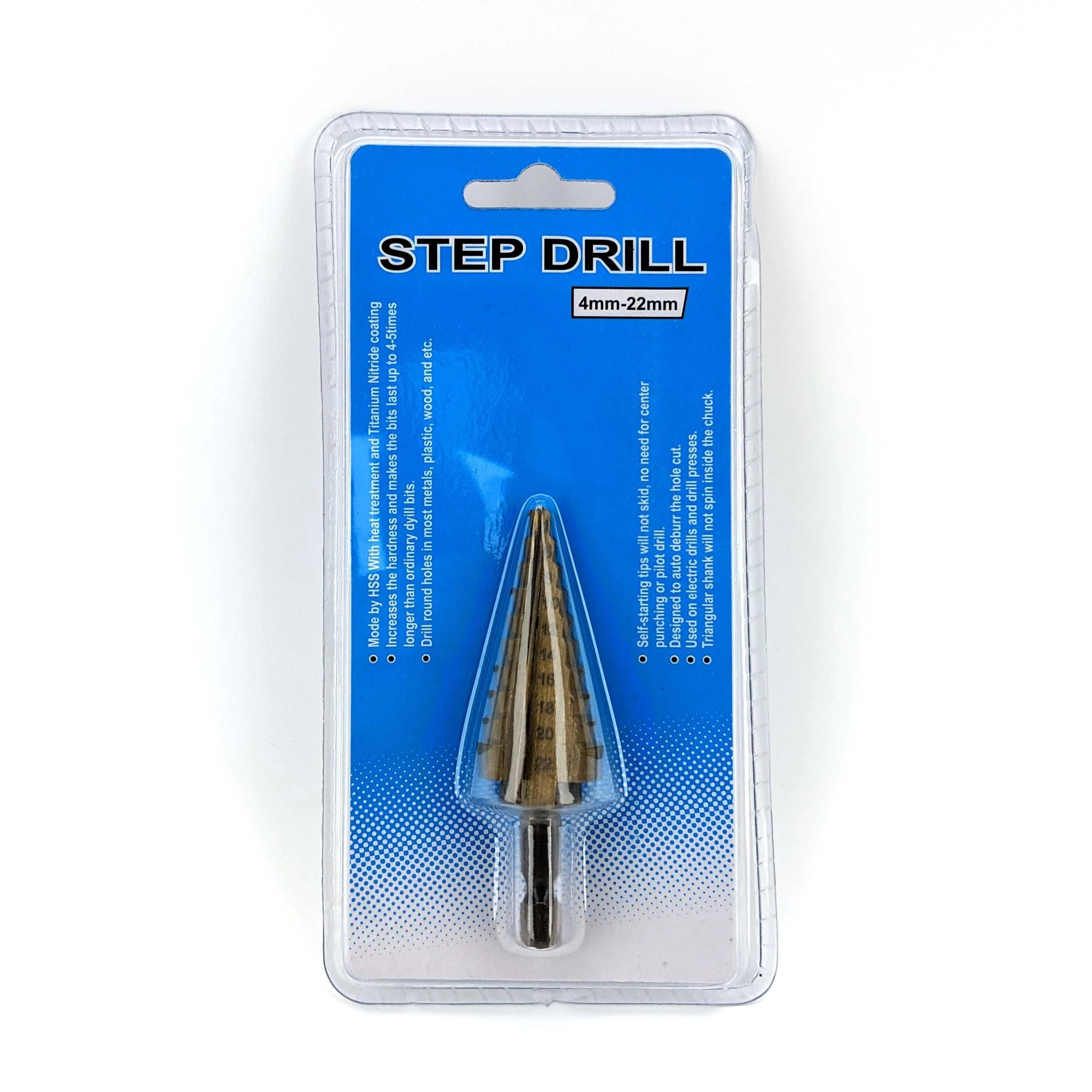 HSS Step Stepped Drill Bit 4mm-22mm - Image 3