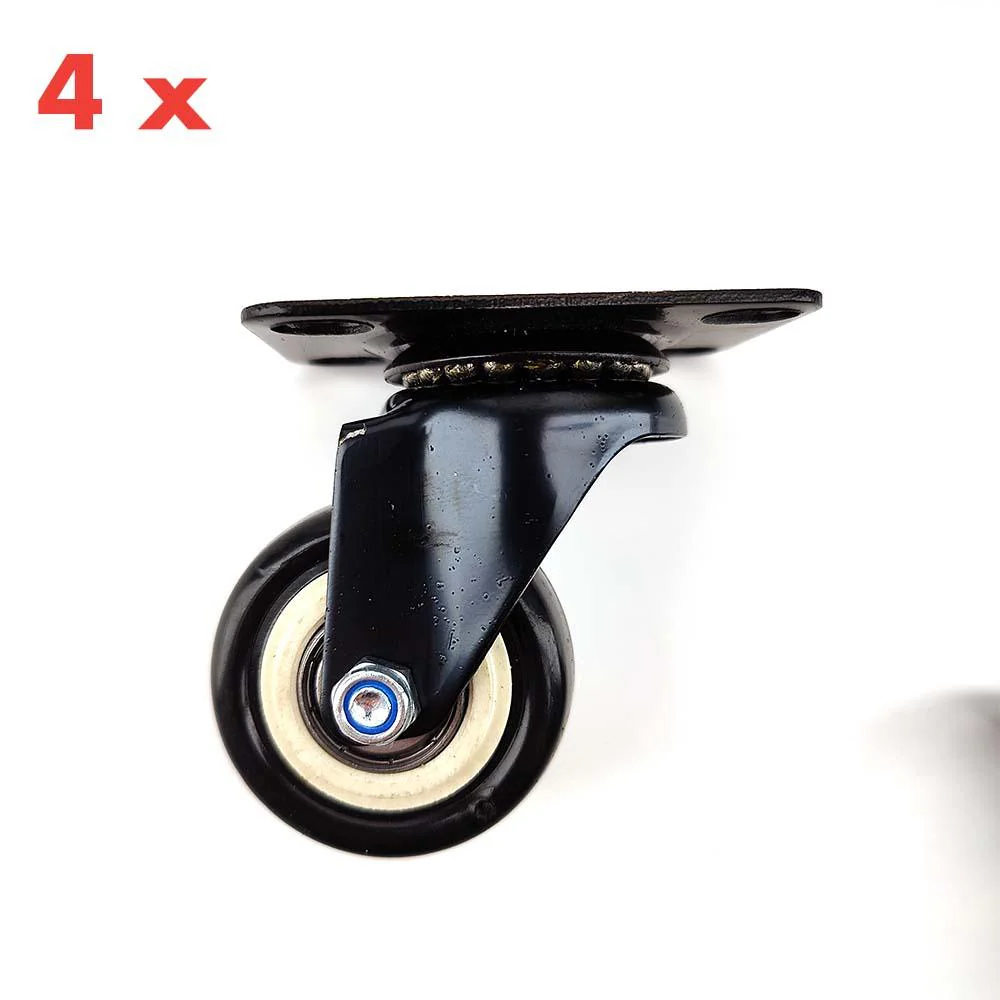 Series X Plus - Replacement Rubber Castor Wheel (6/set including 2 with brake) - Image 3