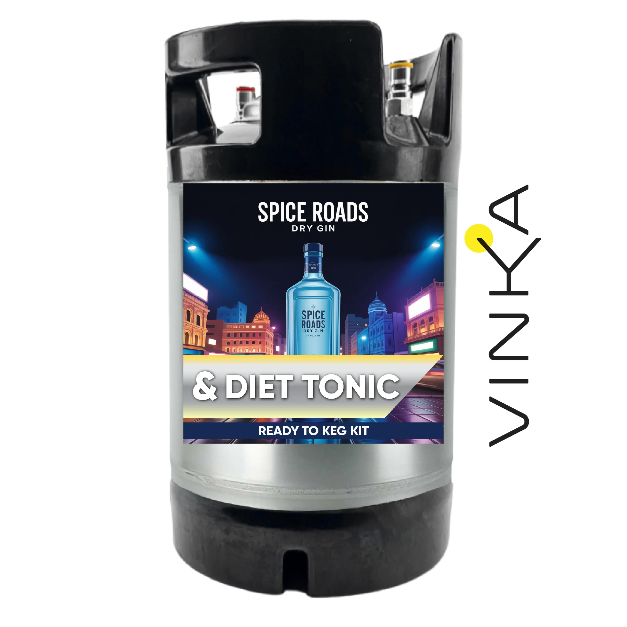Spice Roads Dry Gin and Diet Tonic - Ready to Keg Kit - Image 4