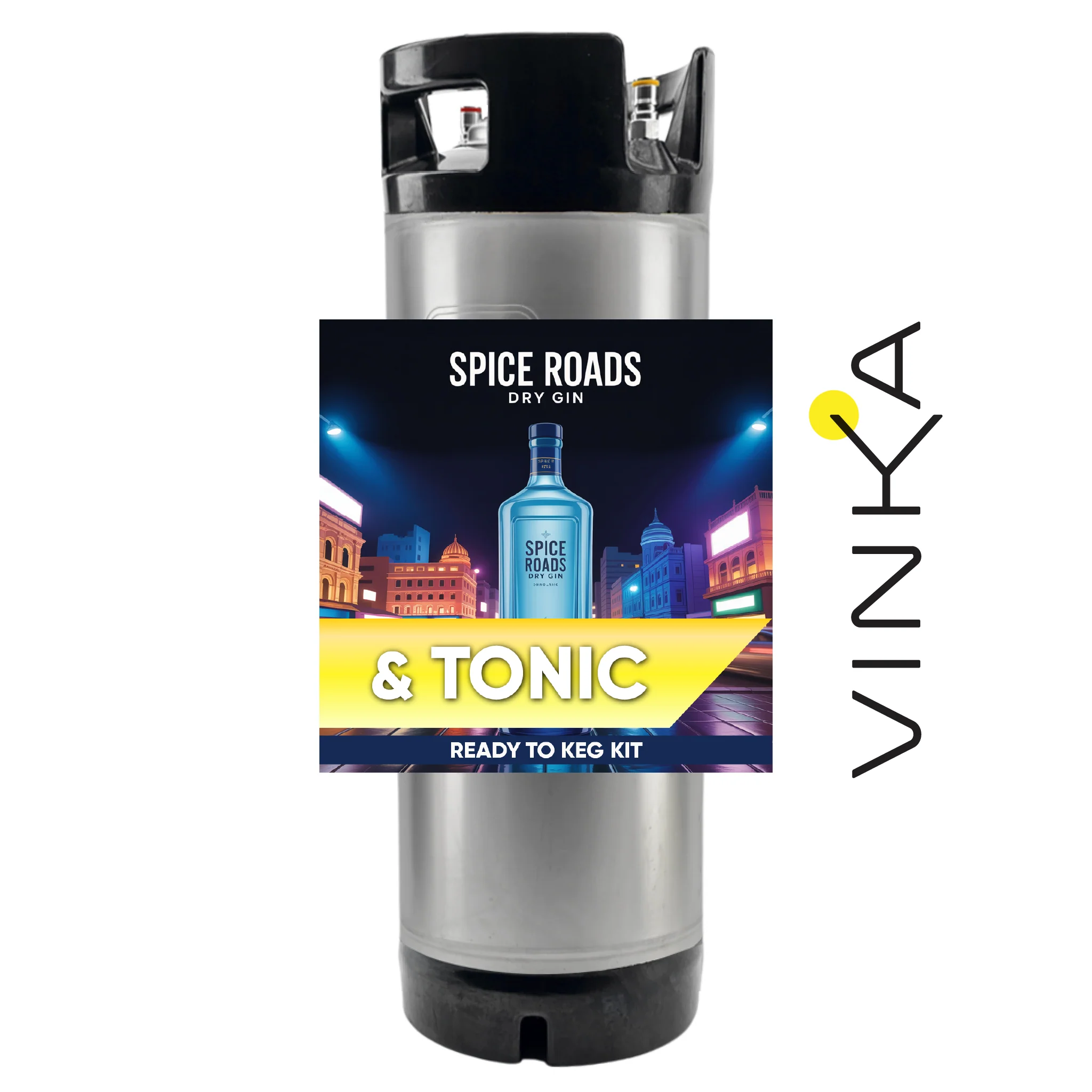 Spice Roads Dry Gin and Tonic - Ready to Keg Kit - Image 3