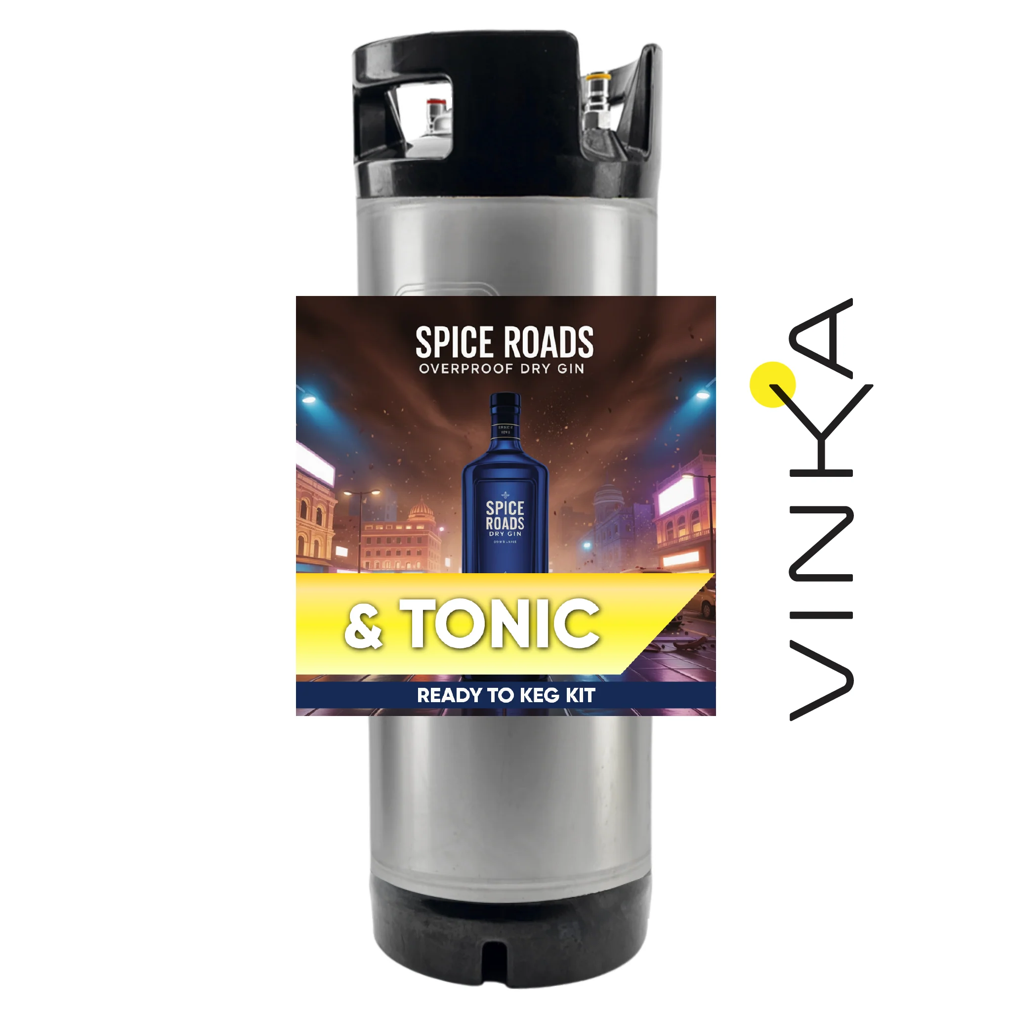 Spice Roads Dry Gin and Tonic - Ready to Keg Kit - Image 5