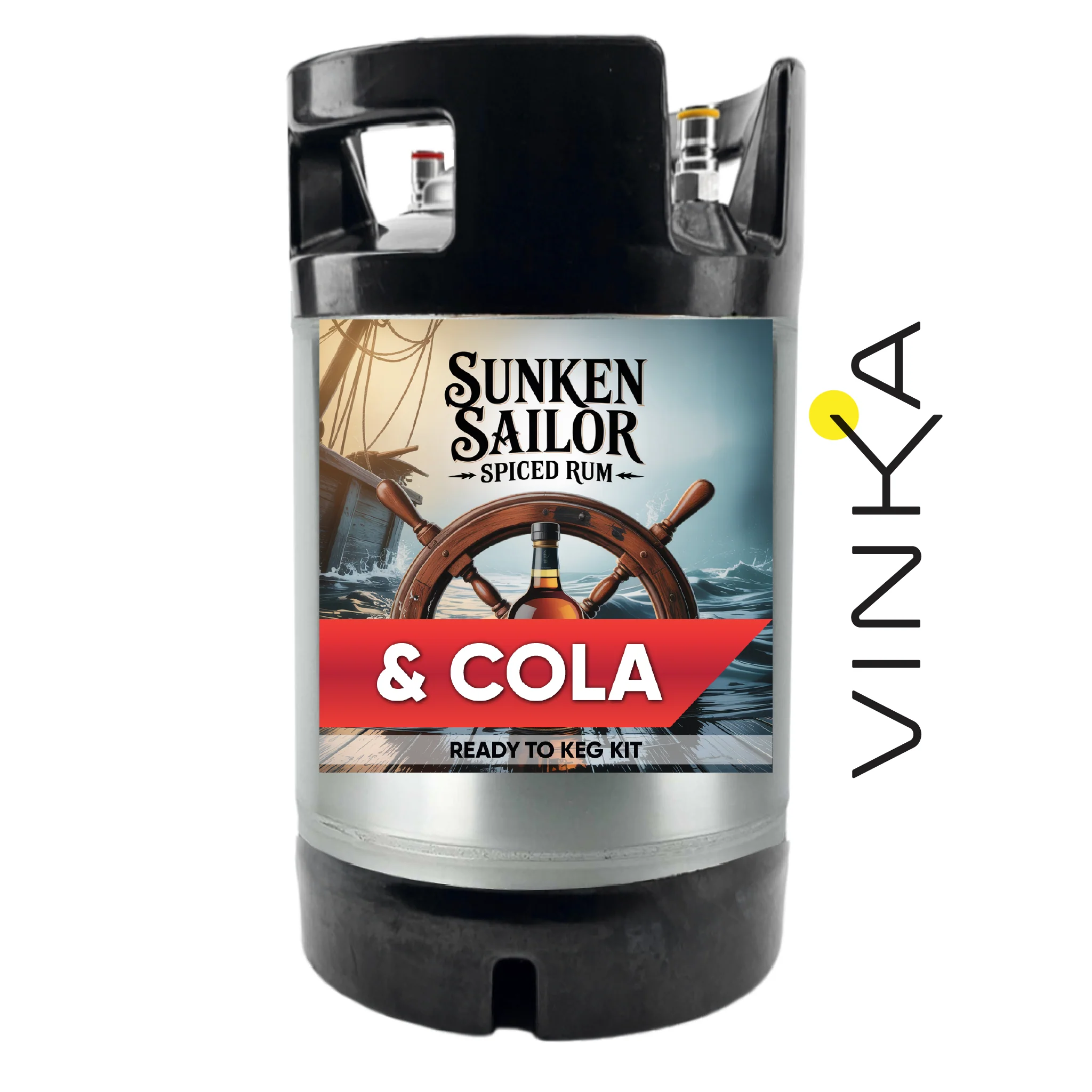 Sunken Sailor Spiced Rum and Cola - Ready to Keg Kit - Image 4