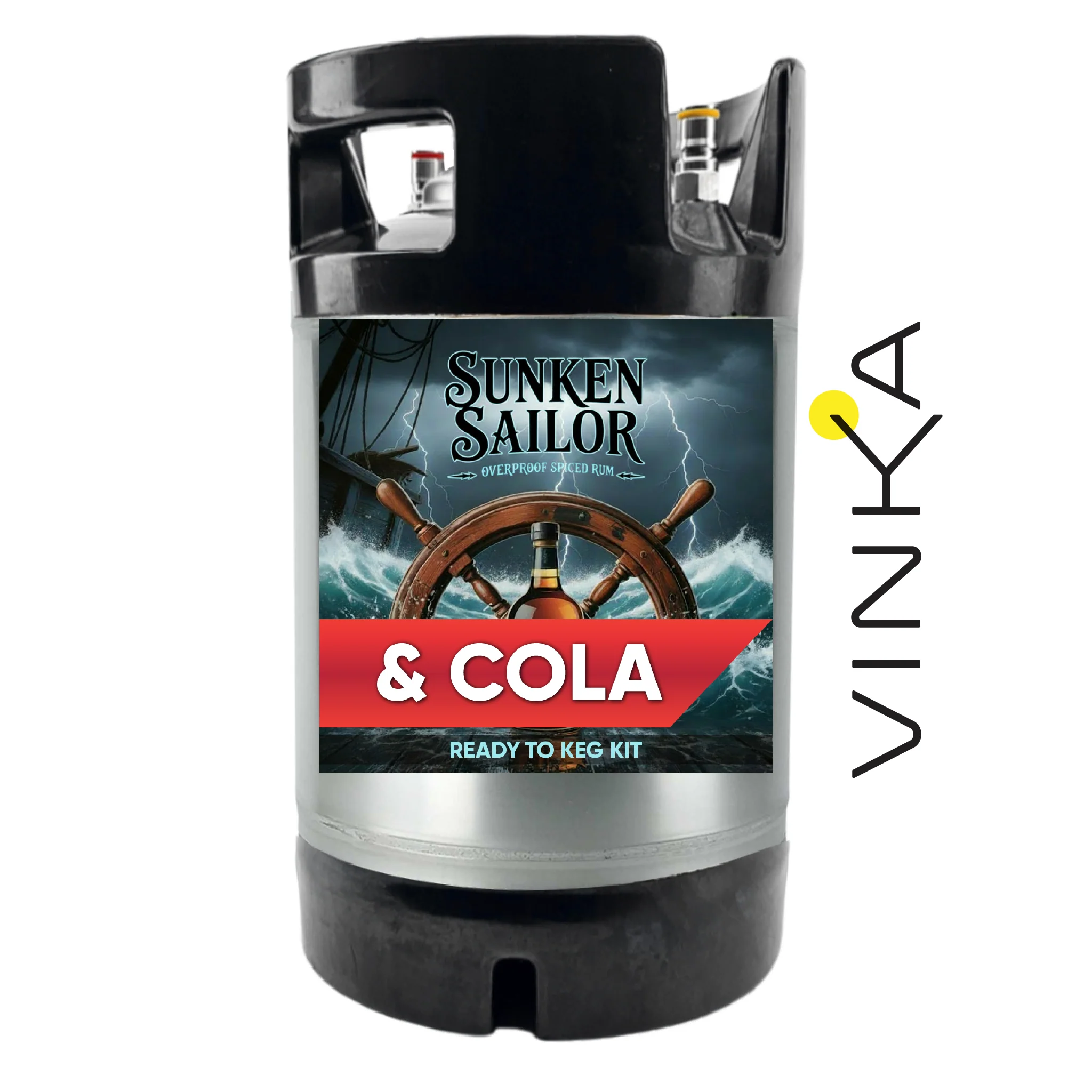 Sunken Sailor Spiced Rum and Cola - Ready to Keg Kit - Image 6