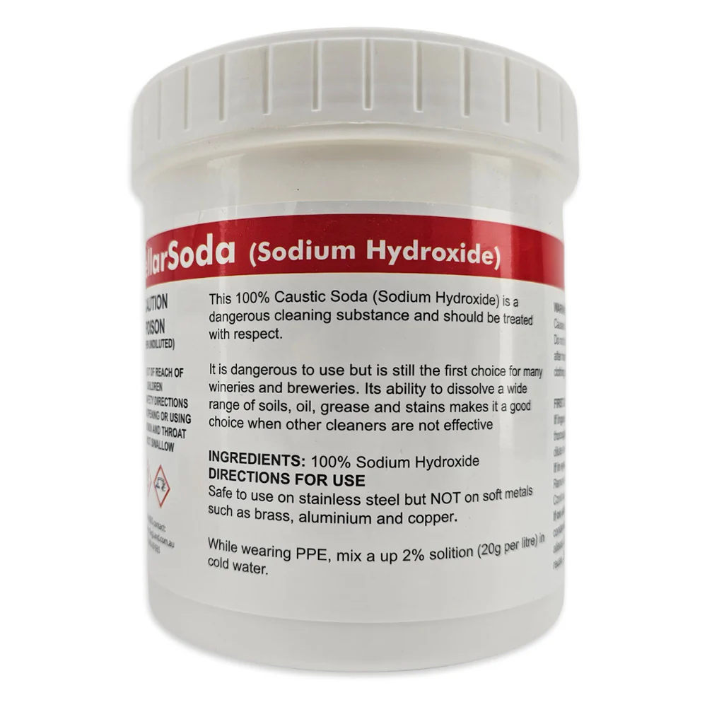 StellarSoda - 1kg Tub - 100% Caustic Soda - Sodium Hydroxide - Image 3