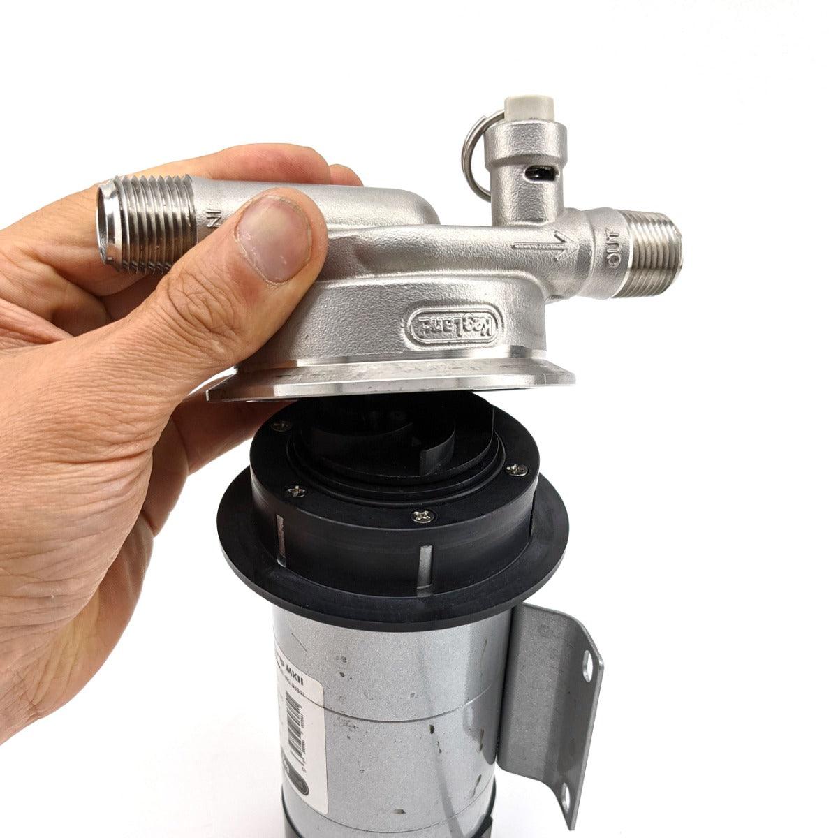 TC Breakdown - 3 Inch TC-1/2 BSP - Conversion Kit for 25w Pump (included SS Pump Head, Impeller Housing and Screw set) (motor not included) - Image 4