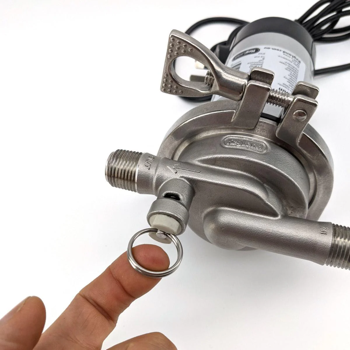 TC Breakdown - 3 Inch TC Stainless Steel Pump - 25w Magnetic Pump - Inline (220-240v) - Image 5