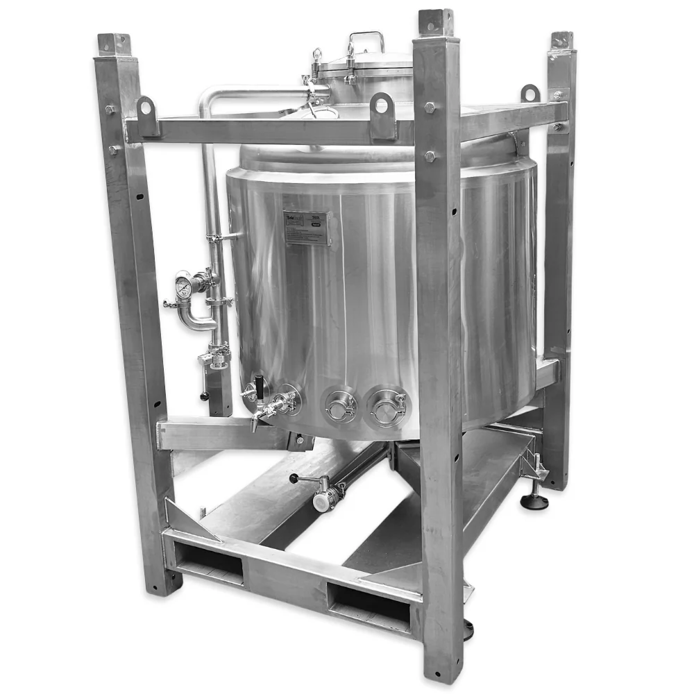 TeleTank 500L - Jacketed Pressurisable Fermenter/Uni-Tank (150degree) - Image 2