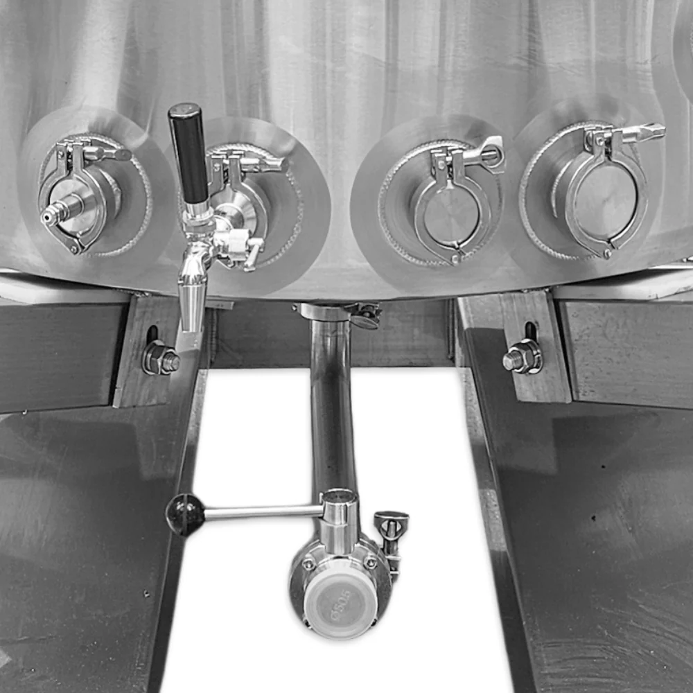 TeleTank 500L - Jacketed Pressurisable Fermenter/Uni-Tank (150degree) - Image 4