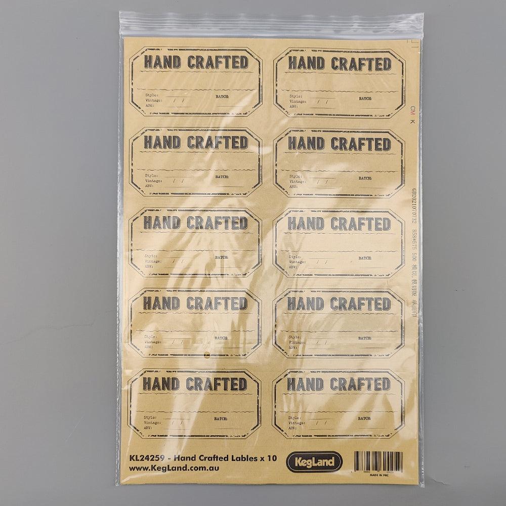 Vintage Craft Labels - A4 Sheet 2x5 - Image 2